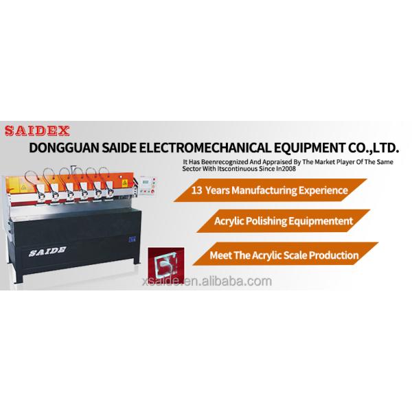 Máquinas Guangzhou Sd-1050B Pequeña Pulidora Eléctrica de Superficie de Espejo con Borde Biselado Automático para Diamante Acrílico