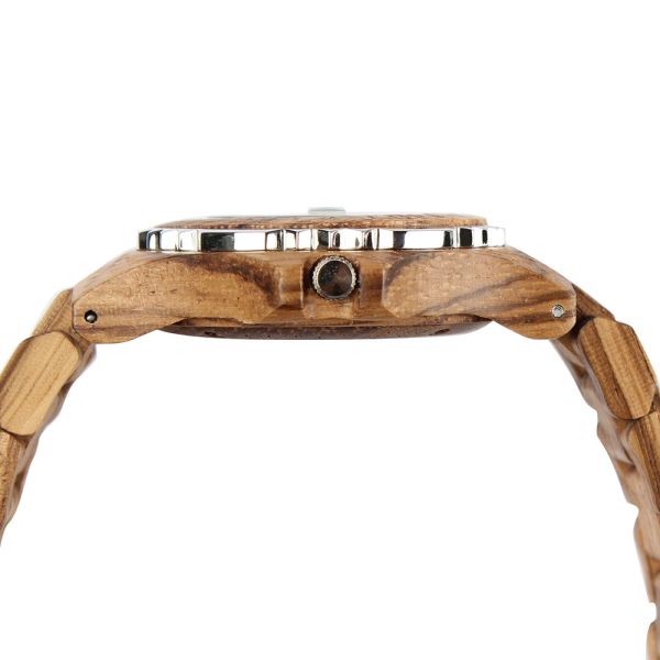 Wooden-Style Men's Quartz Watch · Featuring Japanese Miyota Movement