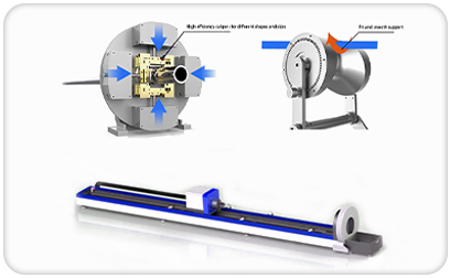 120 мм/мин Лазерная резальная машина для резки пластин и труб 220V 380V 415V 440V