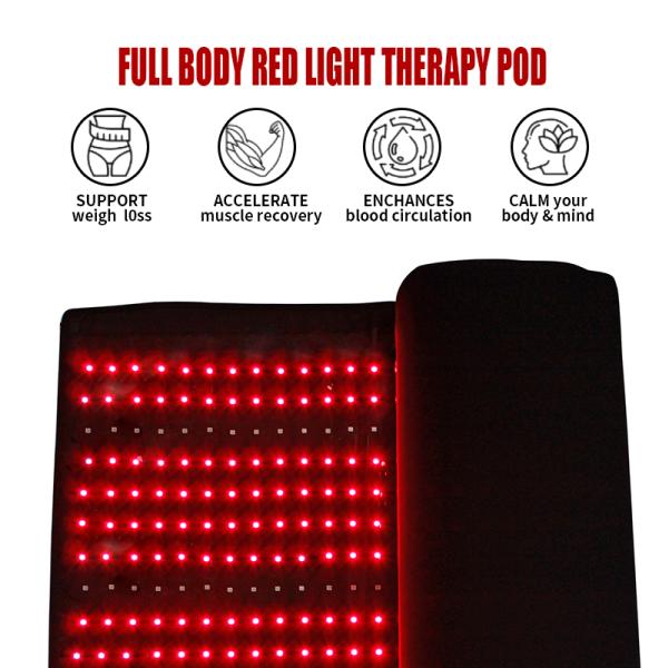 Коммерческий продукт красного света терапия подстилка одеяла коврики 180 см OEM