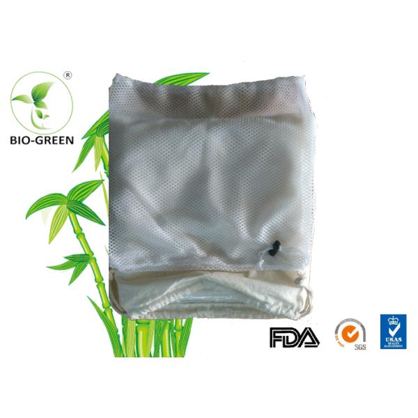 Anti - Resistant Mesh Laundry Bags , 28*34cm Reusable Cloth Diaper Bags