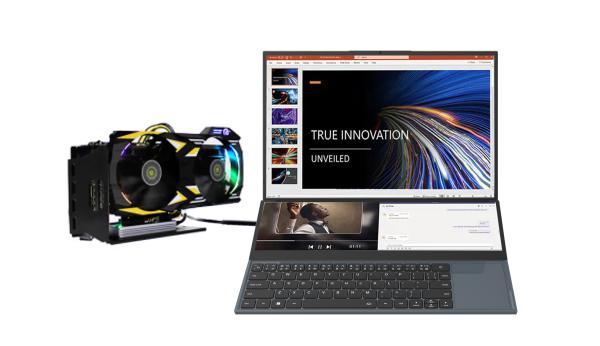 16-inch Dual-Screen Laptop with 14-inch Touchscreen Intel Core i7-10750H