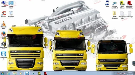 Тяжелая работа для DAF Davie 5.6.1 Диагностический инструмент для DAF VCI-560 MUX Truck Диагностический сканерный инструмент с ноутбуком CF31