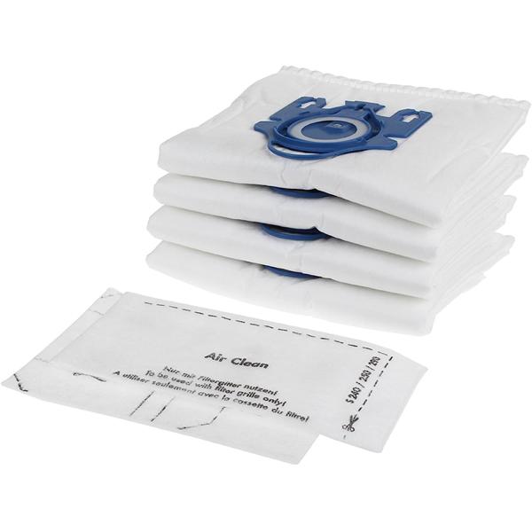 3D GN Type Microfiber Dust Bags for Canister Vacuum Cleaners-9917730 White Blue Easy