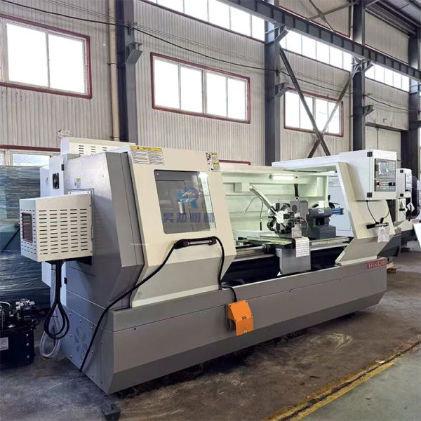 380V Ck6163 Horizontal Automatic CNC Lathe Machine With 105mm Spindle Bore