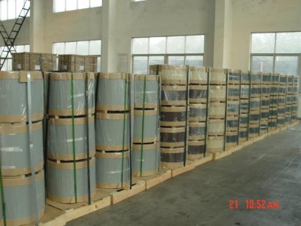 Alloy3105 0.30*185mm Anti-scratch PE Paint Pre-painted Aluminum Strip For Rolling Shutter Door Curtain Making Purpose