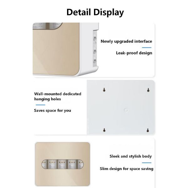 Household Ultrafiltration Water Purifier High Flow 5 Stage No Electricity