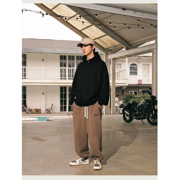 Unisex Retro American Streetwear Heavyweight Pullover Hoodie Sweatshirts 20 Oz Regular Sleeve Style