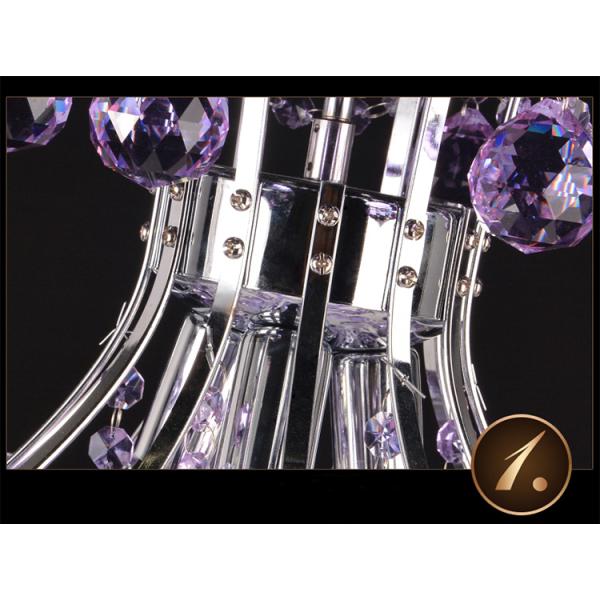 Small metal chandelier with K9 crystal for indoor home lighting fixtures (WH-MI-70)