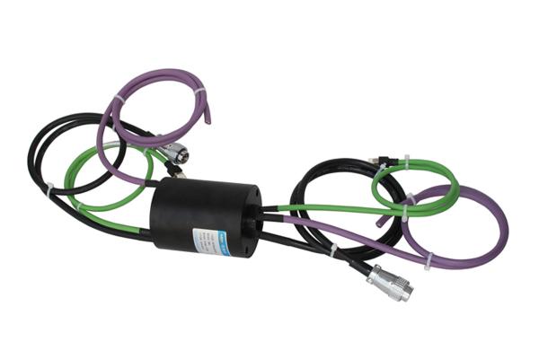 10A IP54 1000M Ethernet Signal Slip Rings Rotating Electrical Connector
