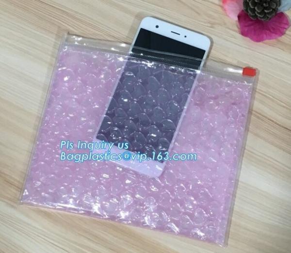 Slider k Bubble Bag/ China Manufacturer Custom Printed Bubble Bag, Slider bubble bag, Reclosable With custom Bubb