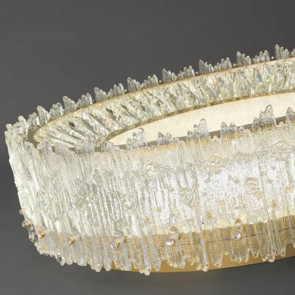 JYLIGHTING Décoration moderne Villa maison salle à manger hôtel club éclairage rustique K9 cristal luxe ac alimenté LED plafond lumière