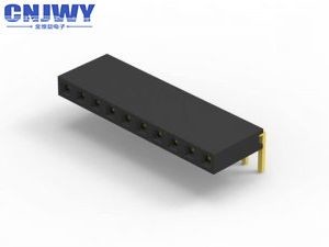 Соединитель заголовка 8 штырей 90° женский оценка тангажа 2,0 Мм настоящая 2,0 А