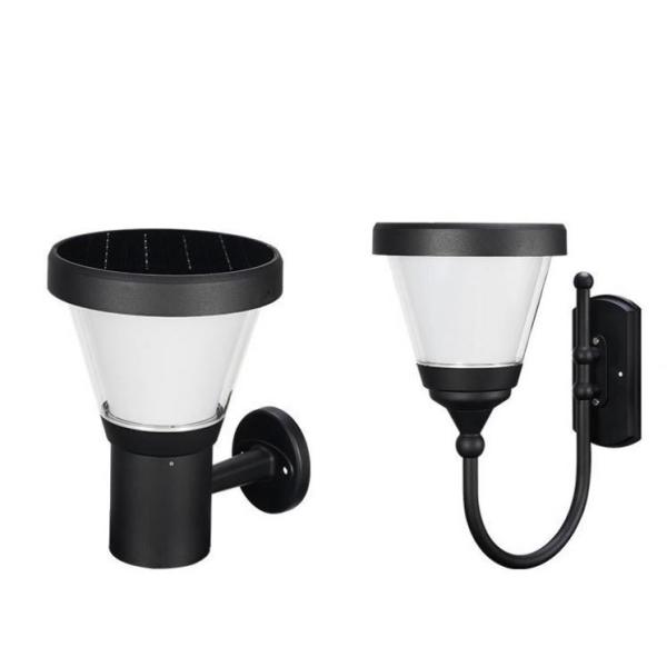 Rohs External Led Solar Wall Lights Outdoor With Built In  Battery