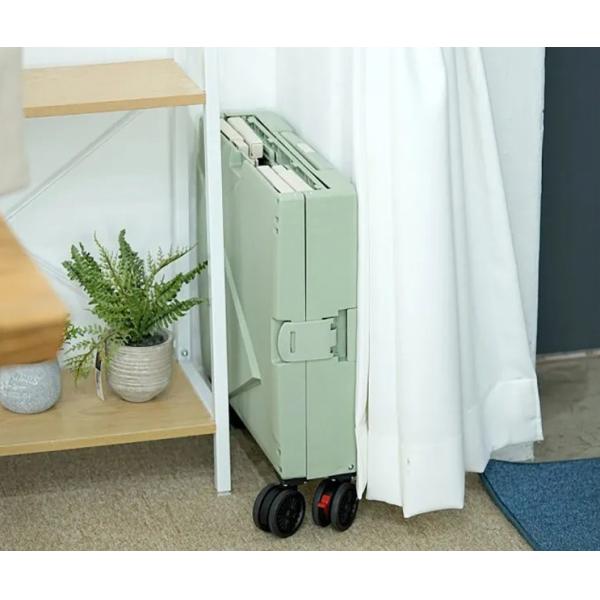 6 колес взбираясь пластиковая корзина с автомобилями ручного багажа места мини складывая