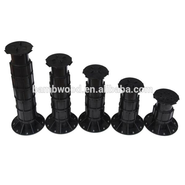 Adjustable Paver Plastic Pedestal Base Height Range 75-1360mm for Flooring Accessories
