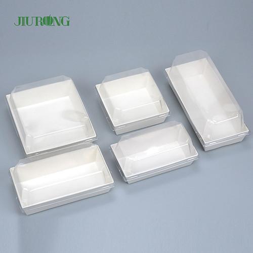 F Flute Recycled Biodegradable Paper Container Fast Food Shop OEM ODM