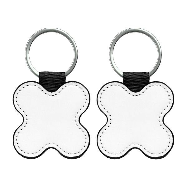 Personalized Sublimation Blank Leather Keychain Pendant