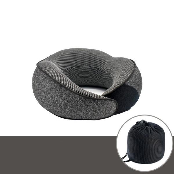Custom Logo Accepted U-Shape Memory Foam Neck Pillow for Car Airplane Cervical Pillow