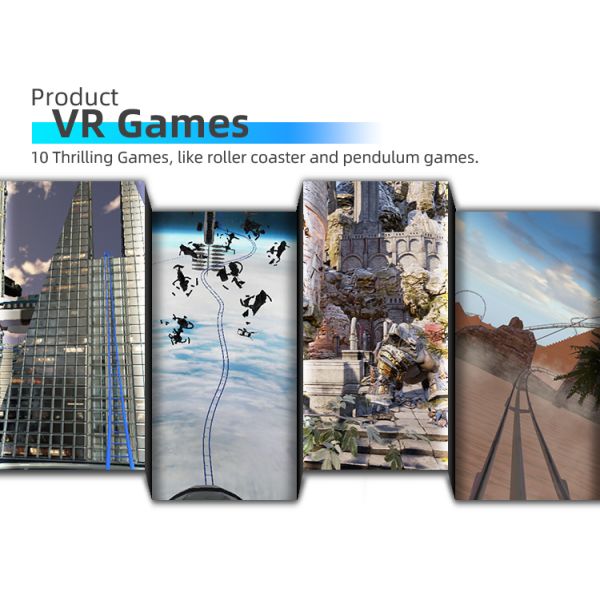 Three Players Rotation Big Size Roller Coaster Virtual Reality Game Simulator Vr Amusement Park Equipment 