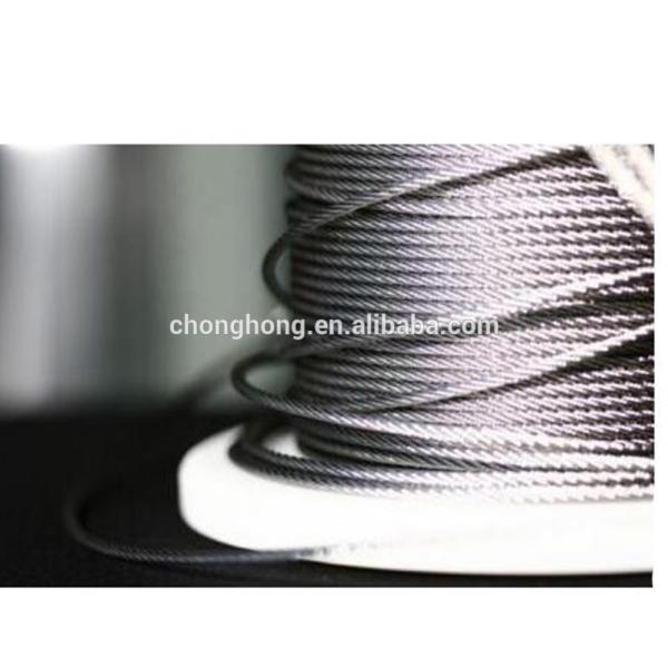 8mm 6X24 7FC T/S 1570Mpa câble en acier inoxydable préformé pour le traitement de l'eau et des eaux usées 1000mtrs en bobine de contreplaqué