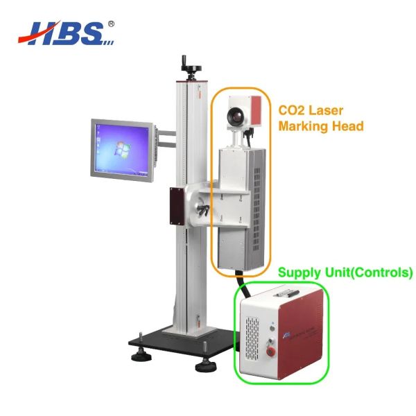 Hbs Laser Marking Machine For Plastic Bottle Marking Non Metal Marking