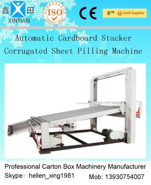 Electric Stacker Corrugated Carton Box Packing Machine For Cardboard Packaging