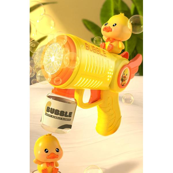 Unisex Fully Automatic 10 Hole Electric Bubble Blowing Toy for Children Cartoon Gift