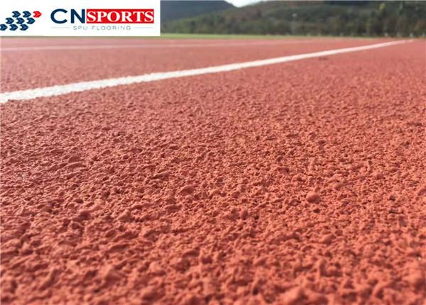 CE PU Rubber Running Track Weather Resistance Sandwich System Running Track