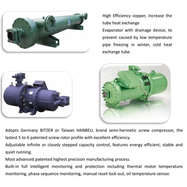 Economical Industrial Air Cooled Screw Water Chiller for Injection Industry