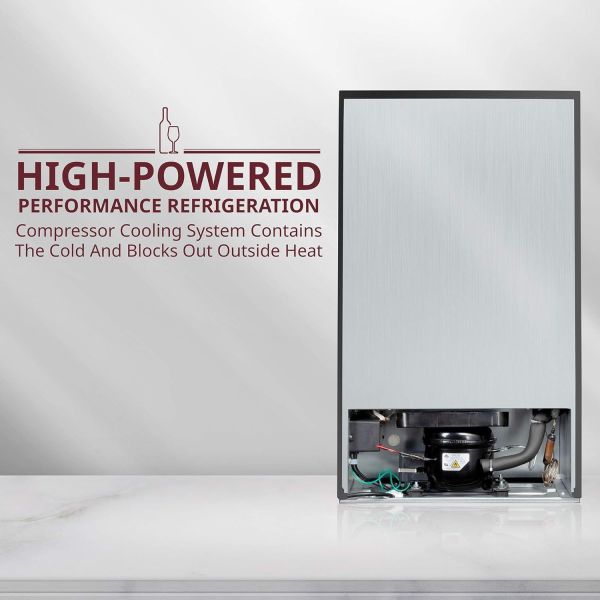 Wine Cooler Freestanding Wine Cooler Bottle Compressor Wine Cooler Refrigerator Freestanding Wine Cellar Temperature Control Wine Fridge Freestanding Mini Fridge Mini Fridge Matte Black Refrigerator