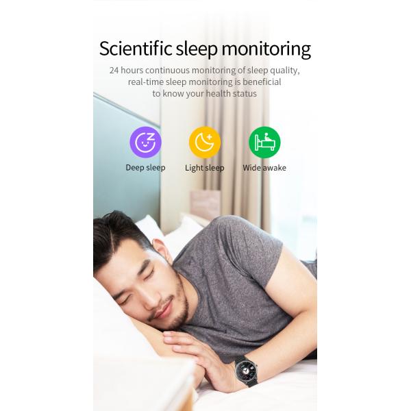 Звонок Bluetooth Smartwatch 1,28 фитнеса полных людей касания HD 150mAh»