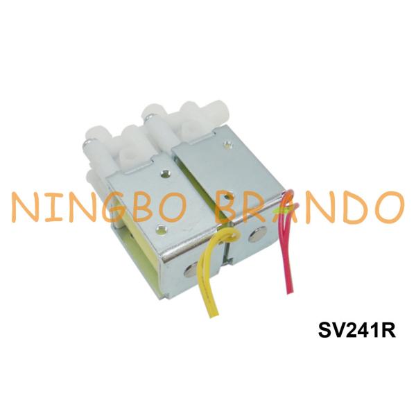 Клапан воздуха 12VDC соленоида стула массажа пластиковый миниатюрный 24VDC