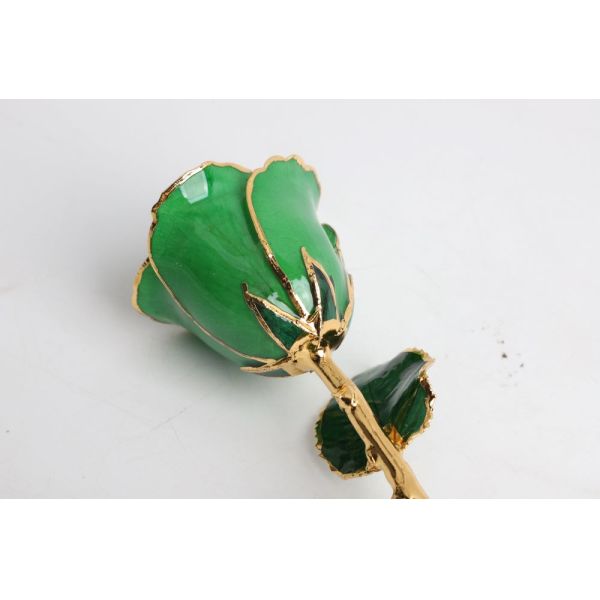 Gold Plated  Rose Preserved Fresh Flower  Wholesale Preserved Rose Manufacture Directly Supply for Christmas Valentine Day Gift