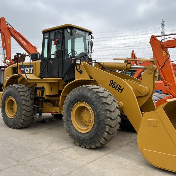 966H Large Used Cat Loaders Front End 6 Ton Heavy Duty For Mining Construction