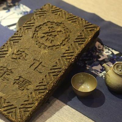 Custom Packaging Anhua Tile Tea Hot Water Boiled Easy To Store And Take Out