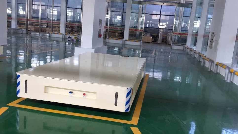 Agv 20ton автоматизировал направленный Anticorrosion транспорта Railless товаров тележек тяжелый