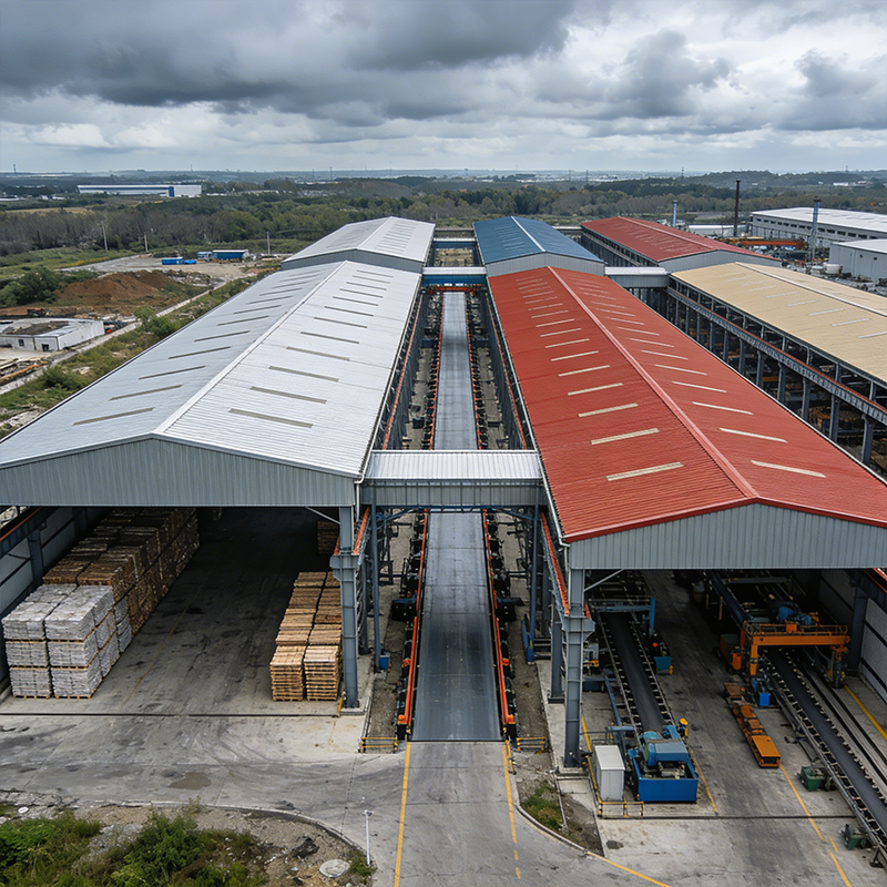 Customizable Dimensions High-Strength Steel Frame Warehouse with Corrosion Resistant Coating