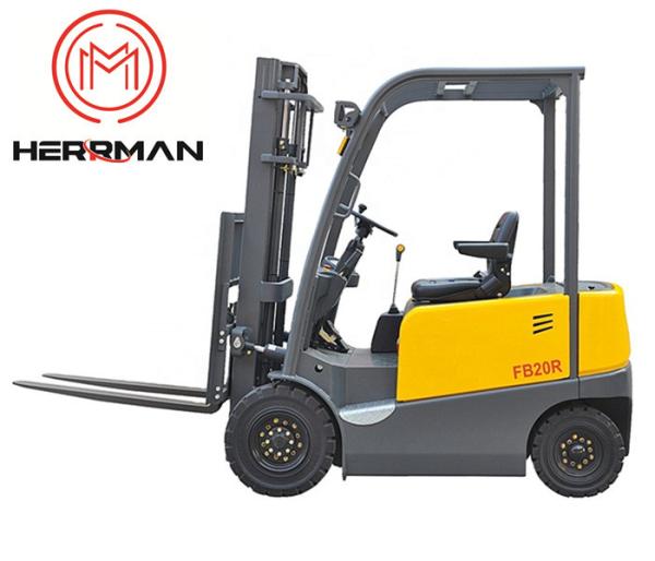 empilhadeira posta elétrica do estojo compacto de 2500kg 48V com pneumático contínuo