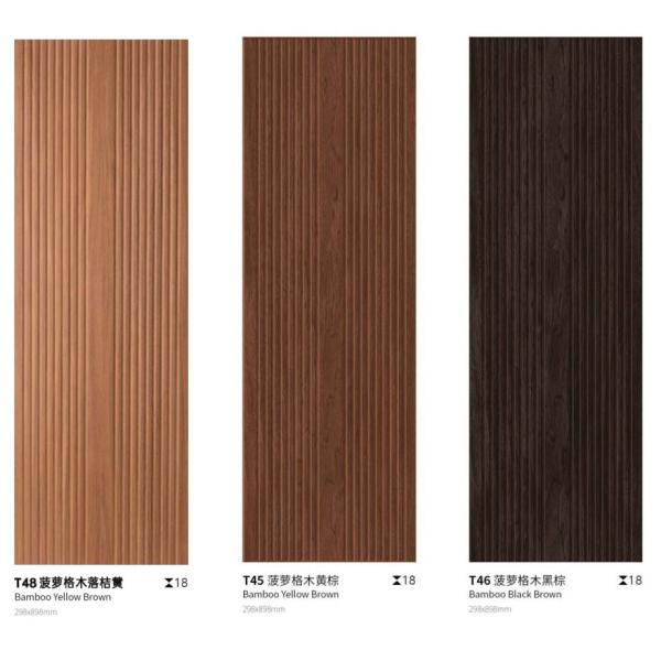 Tejas de pavimento de suelo de exterior de antigüedad marrón y tejas SGS para piso de garaje 300x900mm