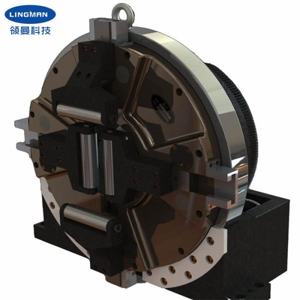 Máquina giratória pneumática de Chuck For Laser Pipe Cutting de quatro maxilas
