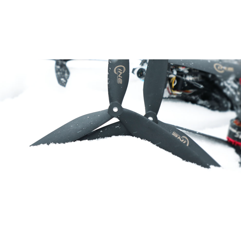 1Pairs 7.5X4.6 8.5X5 9.5X5 10.5X5 T-Hobby Plastic Propeller 3 Blades Black Carbon Reinforced Nylon For Rc Fpv Drone