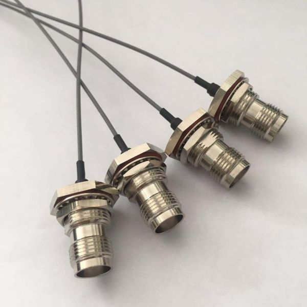 TNC Dust Cap Cover Male Brass with Nickel Plating and IP67 Rating for RF Connectors