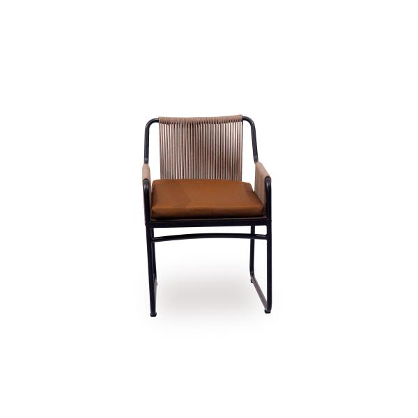 European Dining Modern Design Custom Rope Rattan Dinging Chair Restaurant Furniture