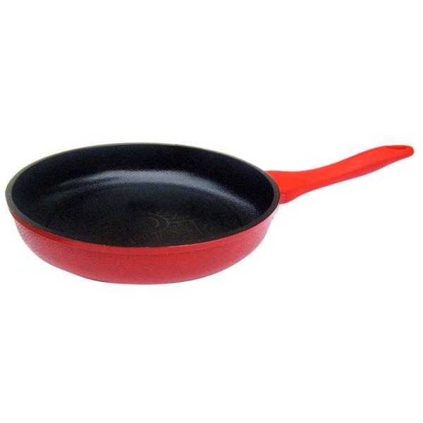 Красные алюминиевые Нонстик 20 сковород СМ с основанием индукции