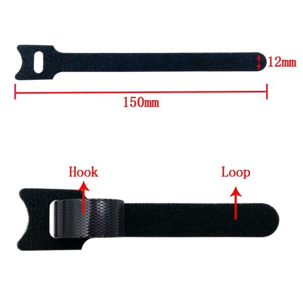 Reusable Double Sided Hook And Loop Fastener Tape Nylon Velcros