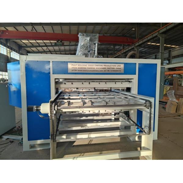 Máquina de moldeo de bandejas de huevos rotativa ecológica 45KW-200kw, gran capacidad, 15 asientos, tipo de moldes 4*4