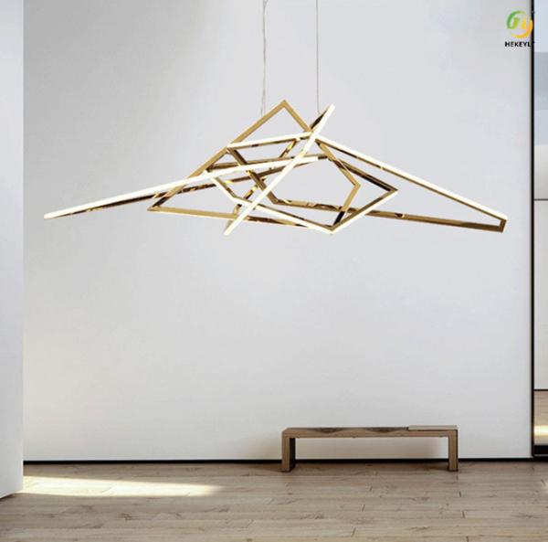 Lumière pendante à la mode moderne titanique 85V - 265V du miroir LED
