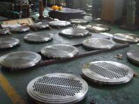 Q345R Drilling 95mm Heat Exchanger Tube Sheet For Large Central Air Conditioning