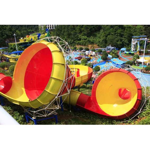 Ashland / DSM Resin Fiberglass Water Slide Tantrum Valley Water Park Rides 16m